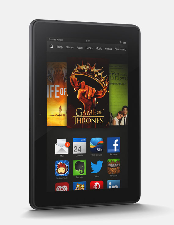 Amazon Kindle Fire HDX, In many pixels
