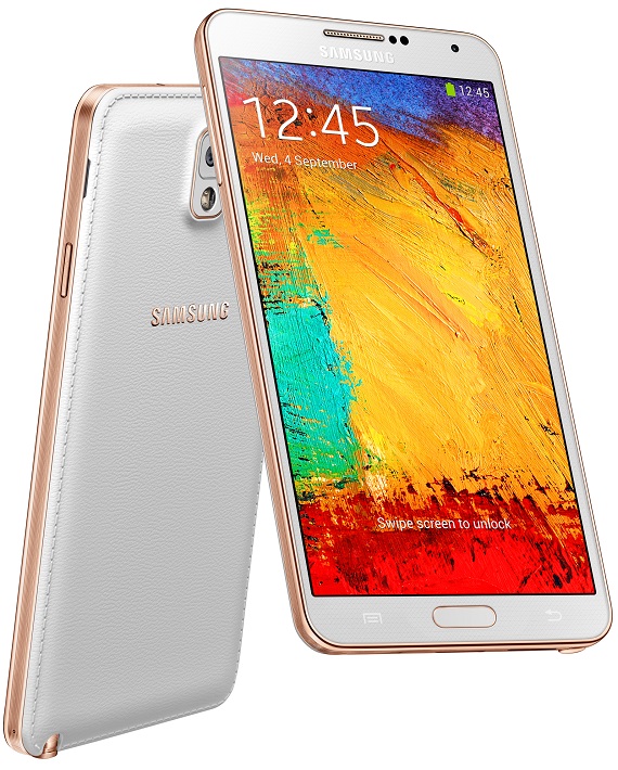 Samsung Galaxy Note 3 White Gold