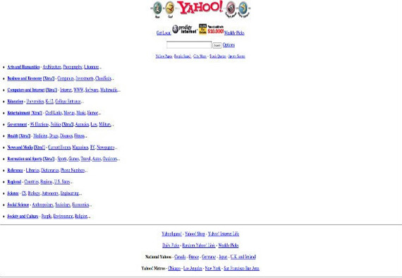 Yahoo website past
