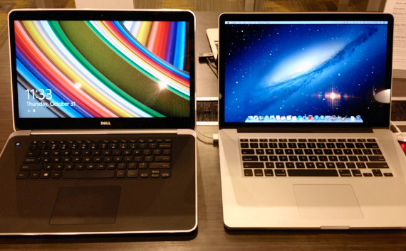 Dell Precision M3800 and MacBook Pro Retina