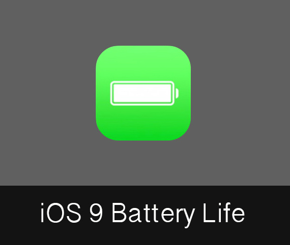 iOS 9 Battery