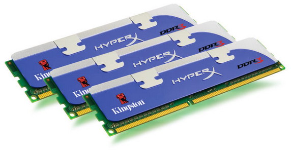 , Kingston HyperX DDR3, RAM τριών καναλιών στα 2GHz