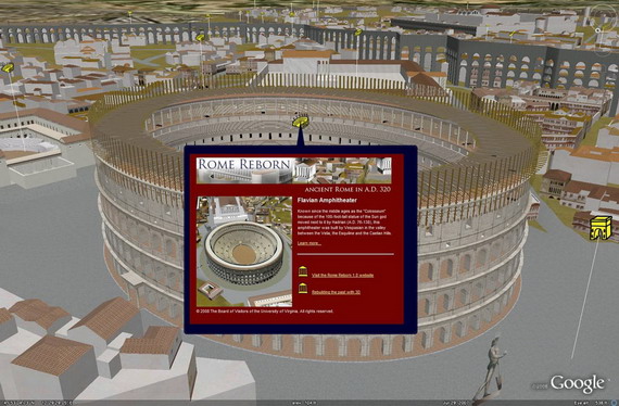 , Ταξιδέψτε στην αρχαία Ρώμη με το Google Earth