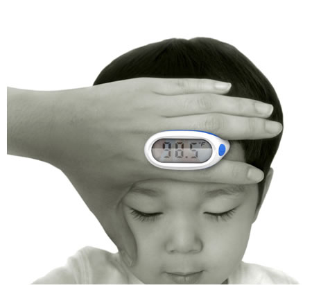 , Lunar Baby Thermometer, Ο πυρετός μετριέται με το χέρι
