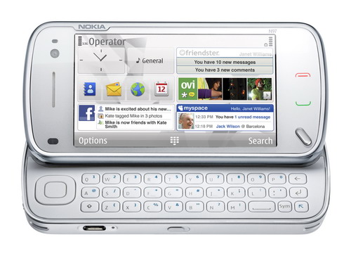 , Nokia N97, Με οθόνη αφής 16:9 και πλήρες πληκτρολόγιο