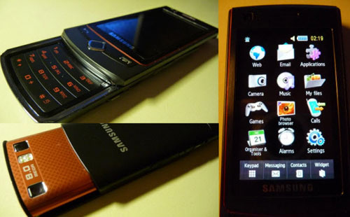 , Samsung Ultra Touch S8300, Με οθόνη αφής AMOLED και 8 Mpx κάμερα