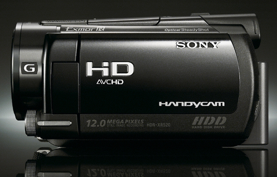 , Sony Handycam HDR-XR520, Βιντεοκάμερα με GPS