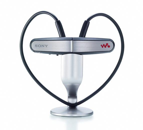 , Sony Walkman W202, Ακουστικά με ενσωματωμένο MP3 player