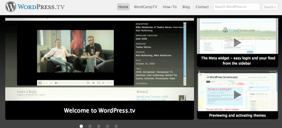 , WordPress.tv, Η τηλεόραση της δημοφιλέστερης πλατφόρμας blogging