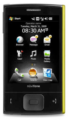 , Garmin-Asus nuvifone M20, Με Windows Mobile