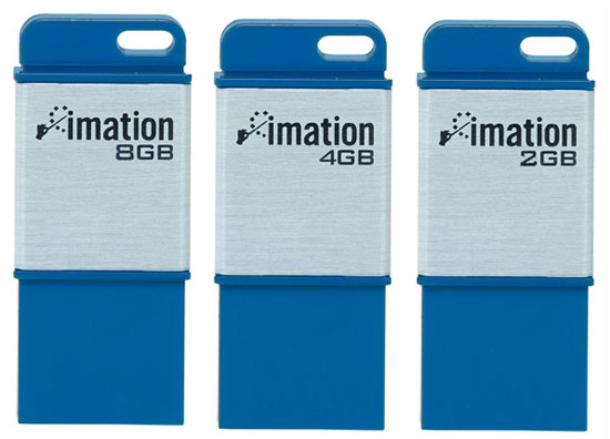 , Imation Atom Blue Flash USB
