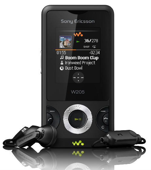 , Sony Ericsson W205 Walkman