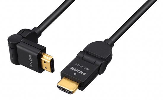 , Sony, Καλώδια HDMI με αρθρωτό βύσμα
