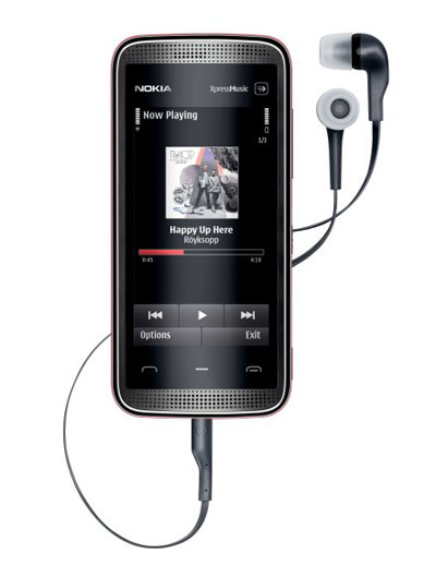 , Nokia 5530 XpressMusic, Με οθόνη αφής