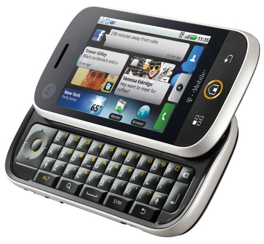 , Motorola DEXT, Android με MOTOBLUR UI