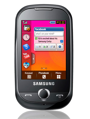 , Samsung Corby S3650, Ένα social κινητό