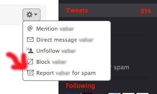 , Twitter, Καρφώστε τους spammers