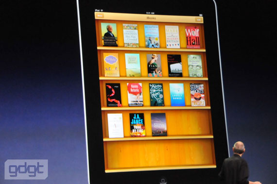 , Apple iPad, Κάντο e-book με την εφαρμογή iBooks