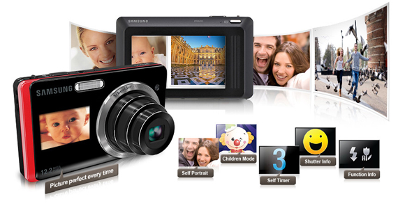 , Samsung ST500, Ψηφιακή φωτογραφική με δύο οθόνες και Smart Gesture