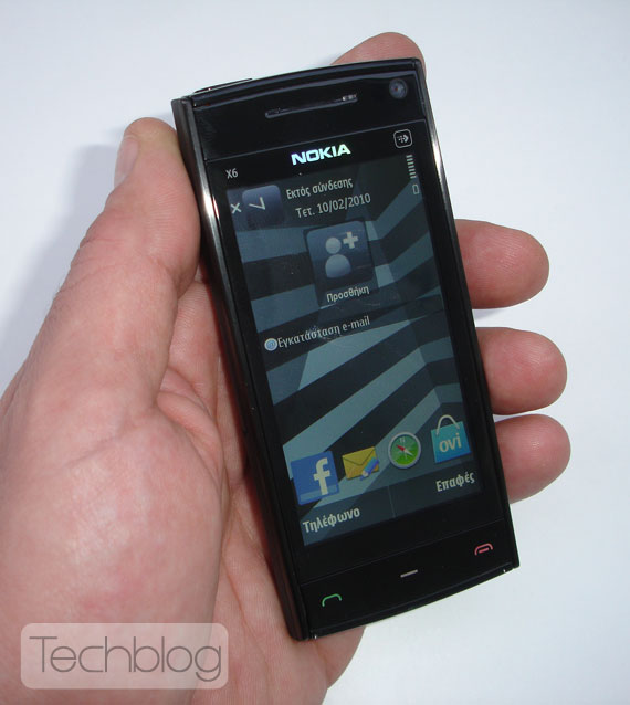 , Nokia X6, Μουσικό τηλέφωνο με ενσωματωμένη μνήμη 32GB