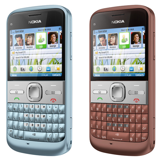 , Nokia E5, Ντιζαϊνάτο με κάμερα 5 Megapixel