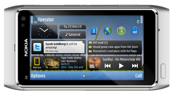 , Nokia N8, 12 Megapixel με multi-touch και multi-task
