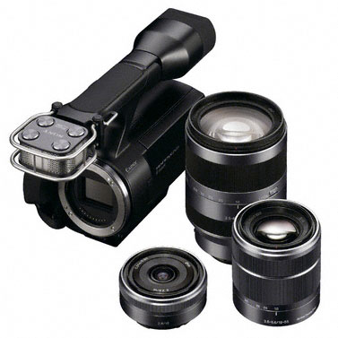 , Sony Handycam NEX-VG10E, Βιντεοκάμερα με δυνατότητα εναλλαγής φακών