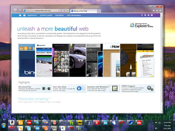 , Internet Explorer 9 RC1, Έρχεται η πρώτη σταθερή δοκιμαστική έκδοση