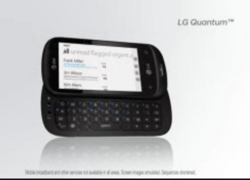 , LG Quantum, Με QWERTY πληκτρολόγιο και Windows Phone 7