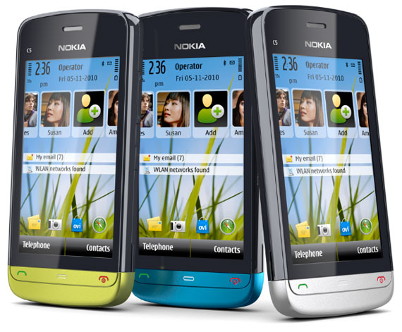 , Nokia C5-03, Οικονομικό 3G smartphone με οθόνη αφής και WiFi