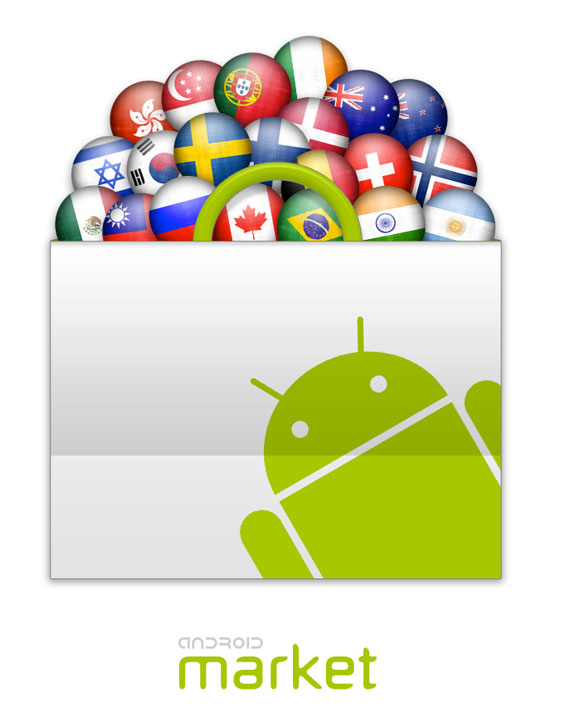 , Το Android Market πουλάει σε 38 χώρες, Ελλάδα πότε;