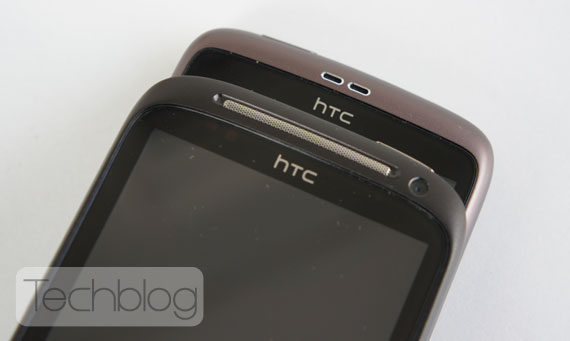 , HTC Desire S vs HTC Desire, Σύγκριση στο μέγεθος