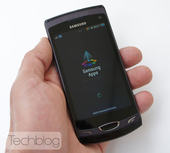 , Bada OS, Πλοήγηση στις διαθέσιμες εφαρμογές μέσα από ένα Samsung Wave II