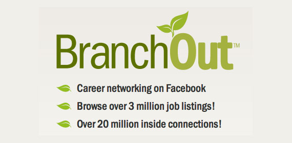 , BranchOut, Χρησιμοποίησε το Facebook για να βρεις δουλειά