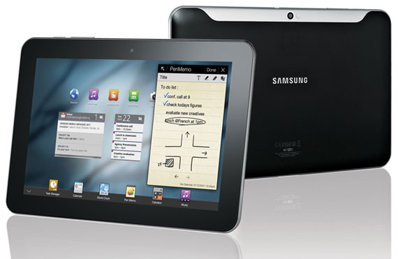 , Samsung Galaxy Tab 8.9, Διπύρηνο με Android 3.0 Honeycomb