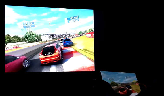 , iPad 2 με HDMI σε 50άρα τηλεόραση και γκάζια με το Real Racing 2