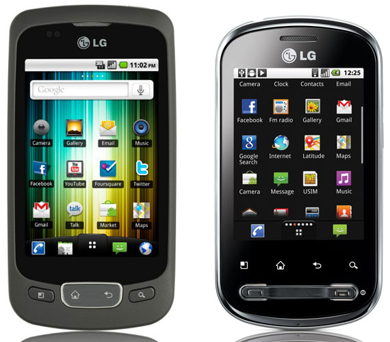 , LG Optimus One και Optimus Me, Θα αναβαθμιστούν σε Android 2.3