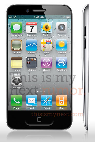 , iPhone 5, Νέες φήμες αναφέρουν 3.7 ίντσες και multi-touch home button