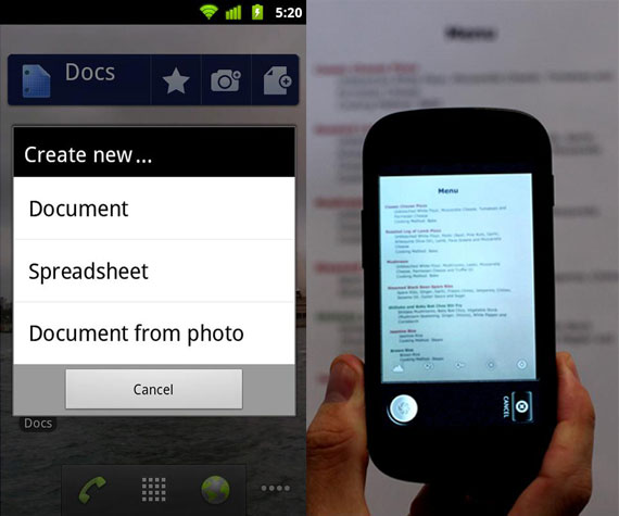 , Google Docs App, Κυκλοφόρησε η επίσημη εφαρμογή για Android