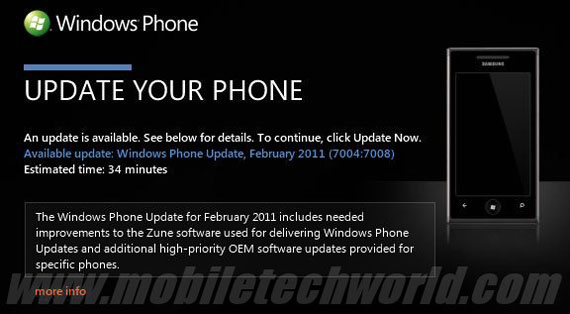 , Windows Phone 7 NoDo update, Αναβάθμισε από τώρα