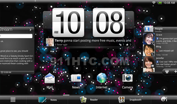 , HTC Puccini, Android tablet με διπύρηνο επεξεργαστή 1.5 GHz