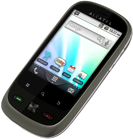 , Alcatel OT-890, Με Android 2.1 και επεξεργαστή 420MHz