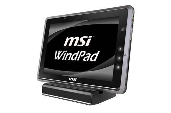 , MSI WinPad W100, Με Windows 7 και το διπύρηνο επεξεργαστή της AMD
