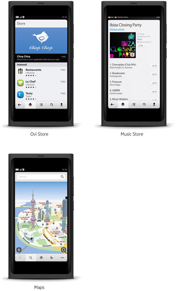 , Nokia N9 με MeeGo, Ένα υπέροχο user interface [screenshots]