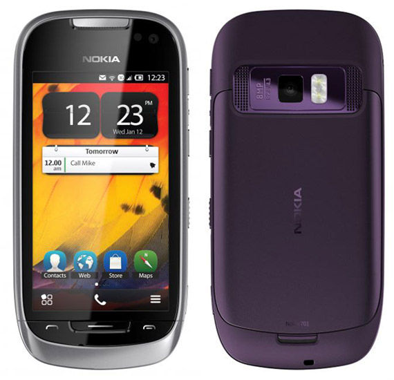 , Nokia 701, Με Symbian Belle, οθόνη 3.5 ιντσών ClearBlack και NFC