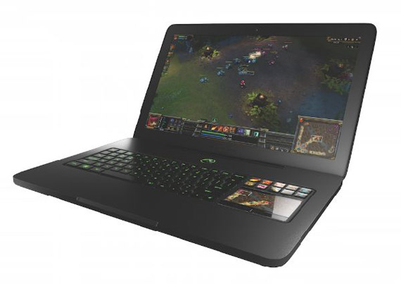 , Razer Blade gaming laptop, Με οθόνη multi-touch στο πληκτρολόγιο