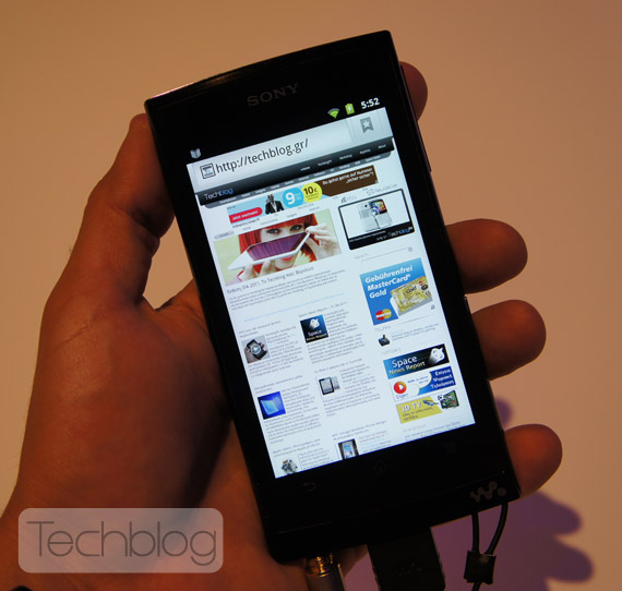, Sony NW-Z1000, Διπύρηνο φορητό media player με Android