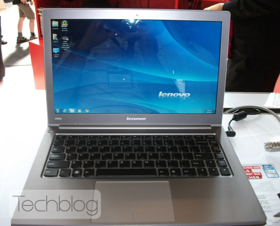 , Lenovo IdeaPad U300, UltraBook με αλουμινένιο σασί και Windows 7