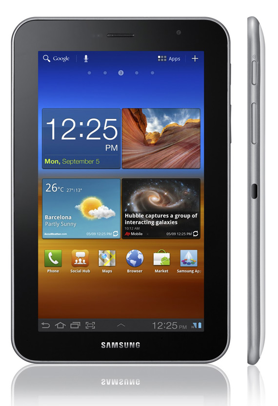 , Samsung Galaxy Tab 7.0 Plus, Διπύρηνο tablet 1.2GHz με οθόνη LCD