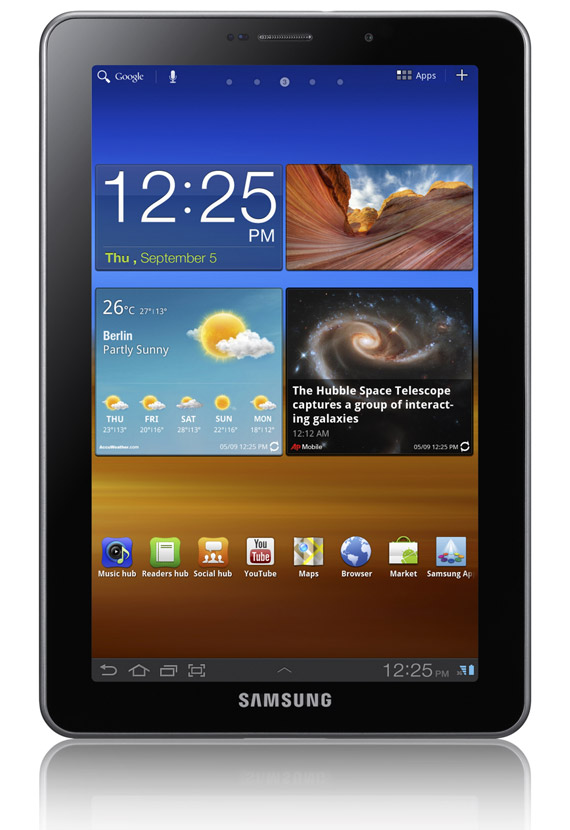 , Samsung Galaxy Tab 7.7, Tablet με οθόνη Super AMOLED Plus